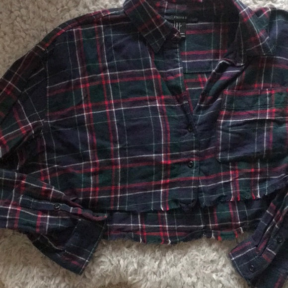Cropped flannel - Picture 2 of 3